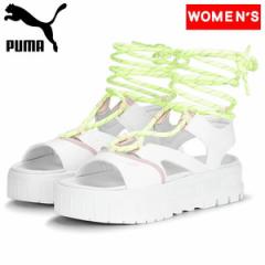 MAYZE SANDAL LACES POP(CYT_[X|bv)/EBY T_ 23.0cm 01(PUMA WHITE-FA)