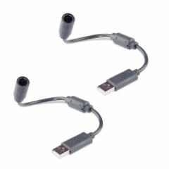 2pcsXBOX 360 有線コントローラー変換ケーブル XBOX360 USB ケーブルに適しています (style1)