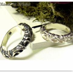 �w�� �����O �V���o�[�����O ���� �����Y �g���C�o�� Black or White