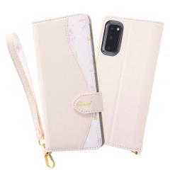 Galaxy S20 5G SC-51A SCG01 �P�[�X �蒠�^ ���U�[ �ԕ� �n���h�X�g���b�v�t �x�[�W��