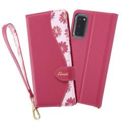 Galaxy S20 5G SC-51A SCG01 �P�[�X �蒠�^ ���U�[ �ԕ� �n���h�X�g���b�v�t ���b�h