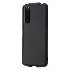 Xperia 5 II SO-52A SOG02 A002SO �P�[�X �n�[�h�P�[�X �ϏՌ� �n�C�u���b�h Puffull �N���A �u���b�N �J�o�[ �X�}�z�P�[�X