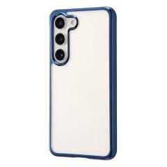 Galaxy S23 �P�[�X �\�t�g�P�[�X TPU META Frame �u���[ �J�o�[ �M�����N�V�[ �G�X �g�D�G���e�B�[�X���[ �X�}�z�P�[�X