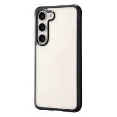Galaxy S23 �P�[�X �\�t�g�P�[�X TPU META Frame �u���b�N �J�o�[ �M�����N�V�[ �G�X �g�D�G���e�B�[�X���[ �X�}�z�P�[�X