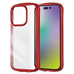 iPhone15Pro �P�[�X �\�t�g�P�[�X �ϏՌ� TPU METAMORU plus ���b�h �J�o�[ �A�C�t�H�� �X�}�z�P�[�X