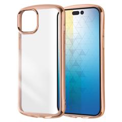 iPhone15Plus iPhone14Plus �P�[�X �\�t�g�P�[�X �ϏՌ� TPU METAMORU �s���N�S�[���h �J�o�[ �A�C�t�H�� �X�}�z�P�[�X