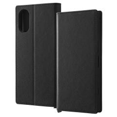 Xperia 5 V �P�[�X SO-53D SOG12 XQ-DE44 �蒠�^ �ϏՌ� ���U�[ KAKU Durable �u���b�N �u���b�N �J�o�[ �G�N�X�y���A�t�@�C�u�}�[�N�t�@