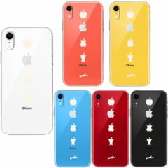 iPhoneXR �P�[�X �\�t�g�P�[�X �N���A ���C�����X�[�d�Ή� �H�ׂ��郊���S �z���C�g �A�C�t�H�� �e���A�[�� �J�o�[ �X�}�z�P�[�X