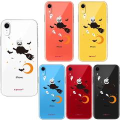 iPhoneXR �P�[�X �\�t�g�P�[�X �N���A ���C�����X�[�d�Ή� Halloween �n���E�B�� �A�C�t�H�� �e���A�[�� �J�o�[ �X�}�z�P�[�X