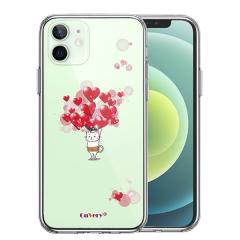 iPhone12mini �P�[�X �n�[�h�P�[�X �n�C�u���b�h �N���A �L �l�R �ɂ�� ���� �n�[�g 2 �J�o�[ �A�C�z�� �A�C�t�H�� �X�}�z�P�[�X