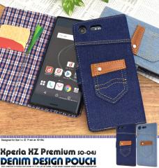 Xperia XZ Premium SO-04J �P�[�X �蒠�^ �f�j�� �G�N�X�y���A �G�b�N�X�[�b�g�v���~�A�� �X�}�z�J�o�[ �X�}�z�P�[�X