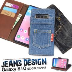 Galaxy S10 SC-03L SCV41 �P�[�X �蒠�^ �f�j�� �J�o�[ �T���X�� �M�����N�V�[ �G�X�e�� �X�}�z�P�[�X
