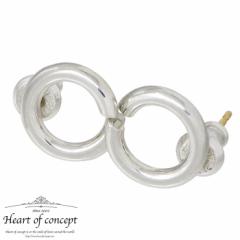 ハートオブコンセプト HEART OF CONCEPT シルバー ピアス インフィニティ 2個売り 両耳用 メンズ レディース スタッドタイプ HCE-67-P