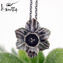 P[X~X K-SMITH o[Xf[ t[ Vo[ lbNX 1 Birthday Flower Pendant KF-N-01