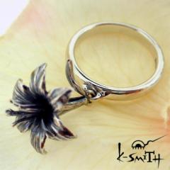 P[X~X K-SMITH o[Xf[ t[ Vo[ O w7 Birthday Flower Ring KF-RING-07