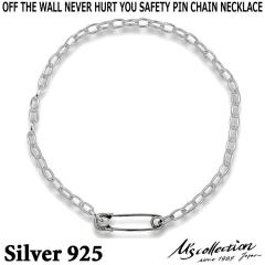 GYRNV Ms collection Vo[ lbNX OFF THE WALL NEVER HURT YOU SAFETY PIN CHAIN XP-176