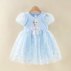 ���̎q�� �A�i�Ɛ�̏��� �G���T �q���� �V�t�H�� �����s�[�X �h���X �s���N �u���[�Q�F 100-140cm �a�����p�[�e�B�[ �J�W���A���t�@�b�V