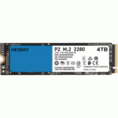 HESRAY NVMe M.2 2280 4TB PCIe3.0 Gen3x4 3D NAND SSD Read:3500MBs Write:3000MBs �m�[�g�p�\�R��/�f�X�N�g�b�v�p�\�R�� �����\���b�h