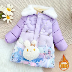 �q���� ���ǂ� �L�b�Y ���̎q �_�E���W���P�b�g �A�i�Ɛ�̏��� �G���U �t�[�h�t�� �ʂ�����ݕt�� 100-130cm �s���N �p�[�v��2�F �L���[