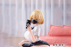 Lovely 1/6 �Q�q Illustrated by �X�J�C 16cm 1/7�X�P�[�� ������ �A�N�V���� �t�B�M���A PVC&ABS�� �h���ϊ����i