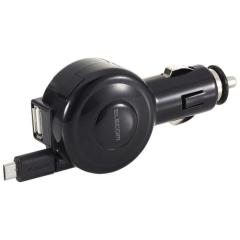 �V�K�[�`���[�W���[/microB���[��65cm+USB�|�[�g/2.4A/�u���b�N �G���R�� MPA-CCM03BK�y���������z (MPACCM03BK)