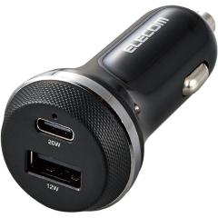 �ԍڏ[�d�� �J�[�`���[�W���[ �^�C�vC�|�[�g USB�|�[�g PD ���܂����[�d �u���b�N �G���R�� MPA-CCPD08BK�y���������z (MPACCPD08BK)