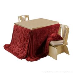 6�i�K�ɍ������߂ł���_�C�j���O�����k�X�N�b�g�l 105x80cm 4�_�Z�b�g(�{��+��p�����z�c+��]�֎q2�r)SAI �� �����` (�i�`������-