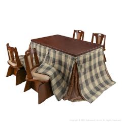 6�i�K�ɍ������߂ł���_�C�j���O�����k�X�N�b�g�l 150x90cm 6�_�Z�b�g(�{��+��p�����z�c+��]�֎q4�r)SAI �� �����` (�u���E��-��