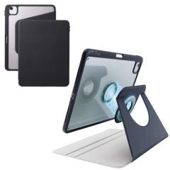 �y���[���ւł̔������i�ziPad Air �P�[�X 11�C���` (M3/M2)/10.9�C���` ��5���� ��4���� �}�O�l�b�g���E�t���b�v 360�x��] �u���b�N �G