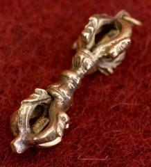 チベット密教法具 カルタリ ドルジェ 14cm / ヴァジュラ 金剛杵 アジア