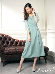  �y���������z �h���X ������ �p�[�e�B�[�h���X ���B�N�g���A�� ���[�X �T�e�� �t���A �����s�[�X �h���X [darial] | �h���X �����s�[�X 