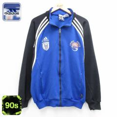 �Ò� �A�f�B�_�X adidas ���� �W���[�W �����Y 90�N�� 90s �����|�C���g���S GERO FISCH CLIMALITE ���O���� �傫���T�C�Y �O���[�� 3�{