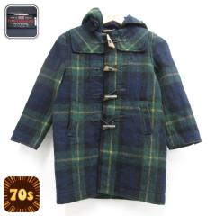 �Ò� GLOVERALL �O���[�o�[�I�[�� ���� �q���� �p�[�J�[ �L�b�Y 70�N�� 70s �_�b�t�� �R�[�g �u���b�N�E�H�b�` �E�[�� �`�F�b�N �C���O��