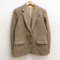 Ò nXcC[h Harris Tweed  e[[h WPbg fB[X 80N 80s D XReBbVE[ USA x  Ò