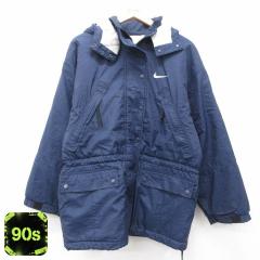 �Ò� �i�C�L NIKE ���� �i�C���� �W���P�b�g �p�[�J�[ ���f�B�[�X 90�N�� 90s �����|�C���g���S �傫���T�C�Y �� �l�C�r�[ �� ���� �Ò�