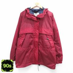 �Ò� �G���G���r�[�� LLBEAN ���� �i�C���� �W���P�b�g �p�[�J�[ ���f�B�[�X 90�N�� 90s ���b�v�X�g�b�v �傫���T�C�Y �G���W  ���� �Ò�