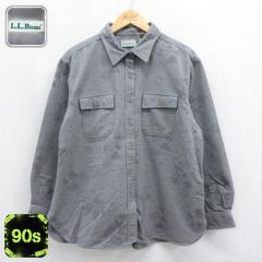 �Ò� L.L.Bean �G���G���r�[�� ���� �V���c ���f�B�[�X 90�N�� 90s �t�����l�� �t���b�v�|�P�b�g �R�b�g�� �O���[ ���~�� 26sep29 ����