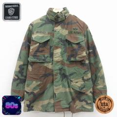 �Ò� ���� �~���^���[ �t�B�[���h �W���P�b�g �����Y 80�N�� 80s M-65 �p���V���[�g���� ���C�i�[�t�� �E�b�h�����h�J�� USA�� �O���[�� 