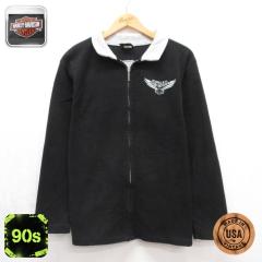 �Ò� HARLEY-DAVIDSON ���� �W���P�b�g �t���W�b�v �����Y 90�N�� 90s �t���[�X �h�J���S �|���G�X�e�� USA�� �u���b�N spe 26sep11 ����
