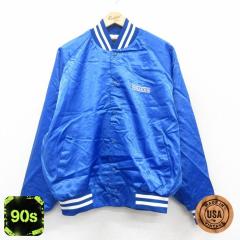 �Ò� ���� �i�C���� �W���P�b�g �����Y 90�N�� 90s WALKERS ���O���� �傫���T�C�Y USA�� �� �u���[ XL�T�C�Y ���� �A�E�^�[  ���� �Ò�