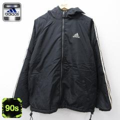 �Ò� �A�f�B�_�X adidas ���� �i�C���� �W���P�b�g �p�[�J�[ �����Y 90�N�� 90s �r�b�O���S ���o�[�V�u�� ���O���� ���� 26jan05 ����