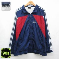 �Ò� �A�f�B�_�X adidas ���� �i�C���� �W���P�b�g �����Y 90�N�� 90s �����|�C���g���S �l�C�r�[ 3�{���C�� spe 26jun04 ����