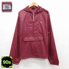 �Ò� ���R�X�e LACOSTE IZOD ���� �u�����h �i�C���� �W���P�b�g �A�m���b�N �p�[�J�[ �����Y 90�N�� 90s �����|�C���g���S �o�[�K���f�B
