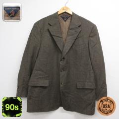 �Ò� �g�~�[�q���t�B�K�[ TOMMY HILFIGER ���� �u�����h �e�[���[�h �W���P�b�g �����Y 90�N�� 90s �E�[�� USA�� �u���E�� �`�F�b�N 26se