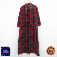�Ò� �y���h���g�� PENDLETON ���� �E�[�� �K�E�� �����Y 80�N�� 80s �����O�� USA�� �ԑ� ���b�h �`�F�b�N S�T�C�Y ���� �A�E ���� �Ò�