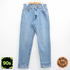�Ò� �W�[���Y ���[�o�C�X Levis 550 �����Y 90�N�� 90s �e�[�p�[�h �R�b�g�� USA�� �� �l�C�r�[ �f�j�� W32 ���� �{�g���X �W ���� �Ò�