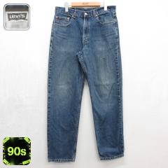 �Ò� Levis ���[�o�C�X �����Y 90�N�� 90s �W�[���Y 550 �R�b�g�� �l�C�r�[ �f�j�� 26sep17 ����