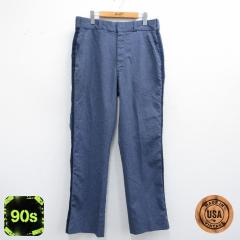 �Ò� �X���b�N�X �p���c �����Y 90�N�� 90s elbeco USA�� ���� �l�C�r�[ W35 ���� �{�g���X �����O ���� �Ò�