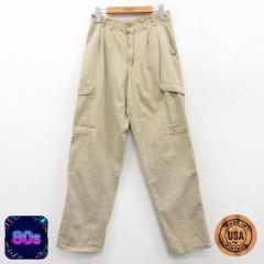 �Ò� �J�[�S �p���c �����Y 80�N�� 80s USA�� �^���� �x�[�W�� �J�[�L spe W28 ���� �{�g���X �����O ���� �Ò�