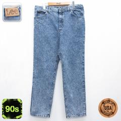 �Ò� ���[ Lee �W�[���Y �����Y 90�N�� 90s �P�~�J���E�H�b�V�� �R�b�g�� USA�� �l�C�r�[ �f�j�� spe 26jul14 ����
